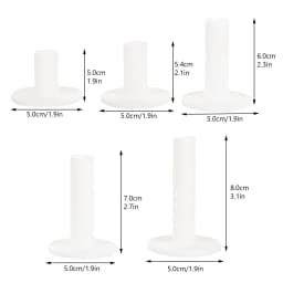 5Pcs Golf Tees Professional Stands Driving Range Practice Holders Golf Accessories Silicone Tees Golfer Supplies Flexible