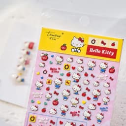 1PCS Sanrio Cute Hello Kitty 5D Embossed Nail Art Stickers New Anime Character Nail Art Decoration Kurome Melody Nail Stickers