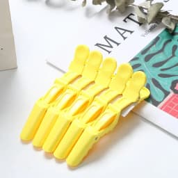 5PCS Alligator Hair Clip Hairdressing Clamps Plastic Hair Claw Hairpins Barber Clips for Salon Styling Tools Hair Accessories