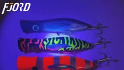 FJORD Popper Fishing Lure 49g Topwater Floating Surface Bait With Treble Hooks Big Mouth Saltwater Sea Hard Baits Fishing Goods