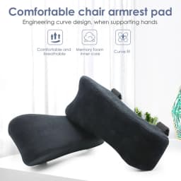 1Pcs Ergonomic Armrest Pads- Office Chair Arm Rest Cover Pillow - Elbow Support Cushion for Computer, Gaming and Desk Chairs