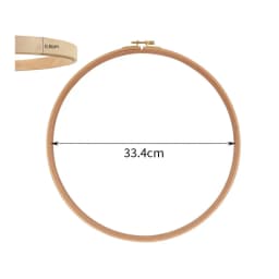 4-12inches Beech Round Wooden Embroidery Hoops Frame Set Cross Stitch Embroidery Hoop Rings Home Sewing Craft Tool