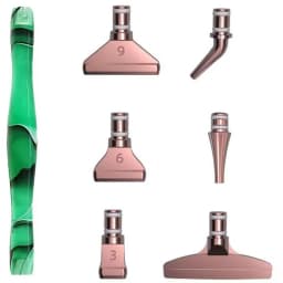 7Pcs/Se Reusable Diamond Painting Pen Replacement Pen Heads Cross Stitch Embroidery Quick Cases Tool Metal Point Drill Pen Heads