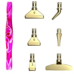 7Pcs/Se Reusable Diamond Painting Pen Replacement Pen Heads Cross Stitch Embroidery Quick Cases Tool Metal Point Drill Pen Heads
