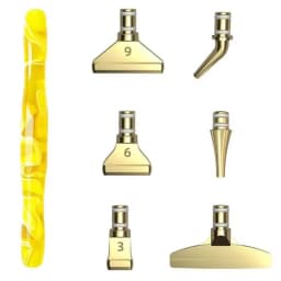 7Pcs/Se Reusable Diamond Painting Pen Replacement Pen Heads Cross Stitch Embroidery Quick Cases Tool Metal Point Drill Pen Heads