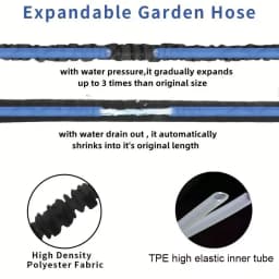 High-Pressure Car Wash Hose Expandable Magic Hose Pipe Home Garden Watering Hose Multi-Function Gardening Cleaning Water Sprayer