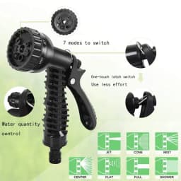 High-Pressure Car Wash Hose Expandable Magic Hose Pipe Home Garden Watering Hose Multi-Function Gardening Cleaning Water Sprayer