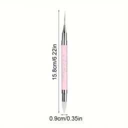 Nail Art Dotting Pen Double End Painting DIY Brush Rhinestone Handle Diamond Picker Manicure Dotting Tool Nail Accessories