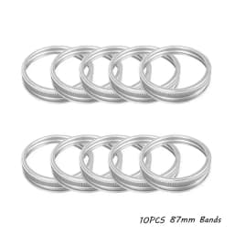 10/20PCS Canning Lids Regular/Wide Mouth Mason Jar Lids Split-type Wide Mouth Tinplate Storage Bands Jar Caps Mason Jar Lid