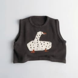 New Children Sleeveless Sweater Cartoon Animals Toddler Kids Cotton Vest Coat Boys Knit Waistcoat Girls Clothes Casual Outerwear