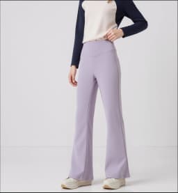Girls Flared Pants High Waist 2024 Yoga Leggings Teenagers Stretch Elastic Waistband Kids Sportswear Trousers Autumn Spring