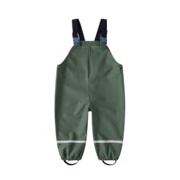 HONEYKING Children's PU Waterproof Rain Pants Toddler Baby Boys Girls Jumpsuit Rompers Kids Rain Overalls Suspenders Pants