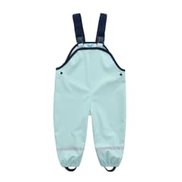 HONEYKING Children's PU Waterproof Rain Pants Toddler Baby Boys Girls Jumpsuit Rompers Kids Rain Overalls Suspenders Pants