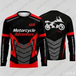 2026 GS Adventure Motorcycle Long Sleeve Jersey Quick Dry Breathable Moto Riding Shirt Outdoor Touring Motocross Tee Kids/Adult