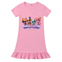 Super Kitties Outdoor Clothing Princess Dress for Girls Baby Girl Outfits Children Dresses Our Beloved Baby Fashion for Babies