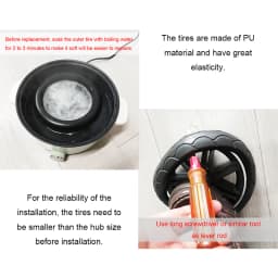 Buggy Tire For Uppababy Alta Cruz V1 Pushchair Front or Back Wheel PU Tubeless Tyre Cover Replacement Baby Stroller Accessories