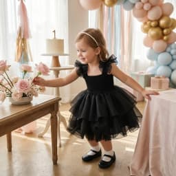 2026summer Fashion Baby Girl Princess Tutu Dress Bowknot Sleeve Child Tulle Vestido Pageant Party Birthday Baby Clothes 0-10Ynew