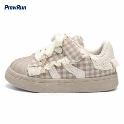 Korean Style Sport Shoes For Children Ergonomics Anti-slippery Kid's Sneakers Trend Fashion Boy's Girl's Running Footwear