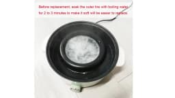Stroller Wheel Tire For Uppababy Cruz V1 Back Wheel Tyre PU Tubeless Full Compatible DIY Baby Buggy Replace Accessories