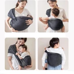 Portable and Storable Baby Carrier Waist Front Carry Swaddle Sling Infant Kid Wrap Ergonomic BackBelt for Newborn Baby