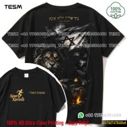 TESM Men Cotton T-Shirt Men Women Summer Streetwear Fashion Short Sleeve Couple Parent-Child Casual Cotton Tee