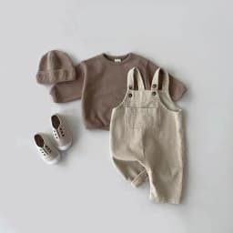 3029 Korean Style Corduroy Baby Crawling Pants Spring Autumn Casual Overalls Multi-Color Toddler Kids Fashionable Clothing