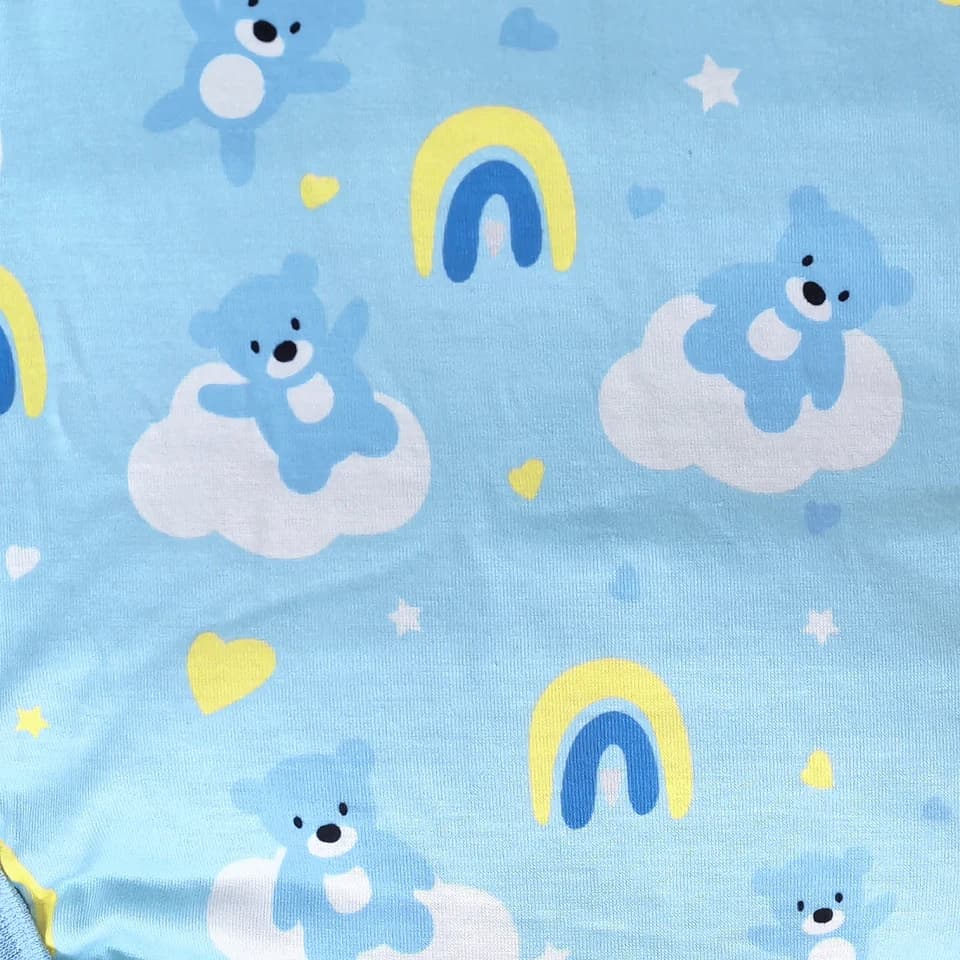 Waterproof Cotton Adult Baby Training Pants Reusable Infant Shorts Underweaer Cloth Diapers Panties Bear printed Nappy For Adult
