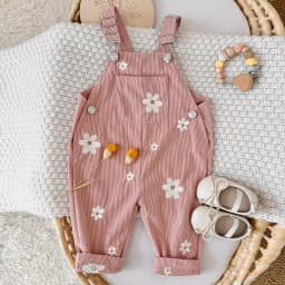 Korean Style Infant Toddler Clothing Boys Girls Summer FashionOveralls Pants Korean Version Casual Trousers Suitable for 0-3Y