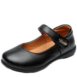 Children's Metal Buckle Leather Shoes Girls Ceremonial Show Small Leather Shoes Girls Bow Princess Shoes Children Perform Flats