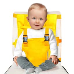 Portable Baby High Chair Safety Seat Harness for Toddler, Baby Travel Essential Easy High Booster Seat Cover for Infant Eating