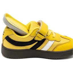 HOBIBEAR Little Kid Wide Toe Shoes Hook-Loop Lightweight Sneakers Artificial Leather Mesh Walking Shoes for Toddler Kids