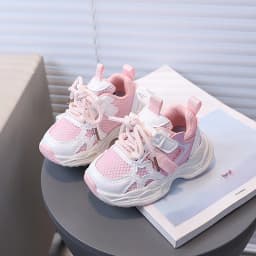 2026 Children's Sneakers Girls Spring Autumn Kids School Sport Shoes Fashion Girls Causal Walking Shoes Breathable Non-slip