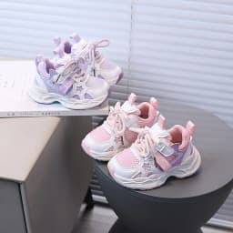 2026 Children's Sneakers Girls Spring Autumn Kids School Sport Shoes Fashion Girls Causal Walking Shoes Breathable Non-slip