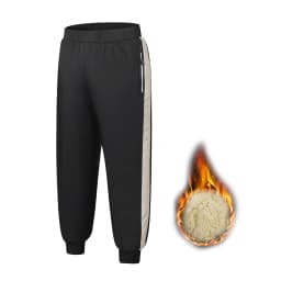 Dubbped Boys Girls Winter Pants Waterproof Cotton Padded Thick Warm Trousers Ski Pants Elastic Kids Fleece Pant Thick Clothes