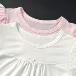 Modal Children Nightgown Dress Princess Ruffle Short Sleeves Kids Girls Sleep Dress Breathable Girls Homewear Dress For 1-10Y