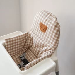 1PCS Bear Dinosaur Washable Foldable Baby Highchair Cover Antilop Chair Cushion Seat Covers Soft Cushion for Baby Feeding