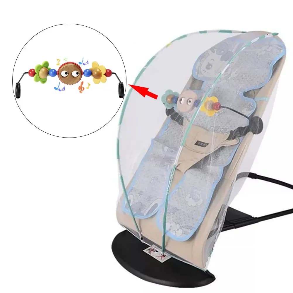 Toy Rack Rocking Chair Developmental Arch Toy Adjustable Baby Rocking Chair Musical Toy