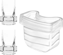 Wearable Breast Pump Accessories, Replacement Pump Parts Flange 24mm, Duckbill Valve, Silicone Diaphragm Compatible with S18 S21