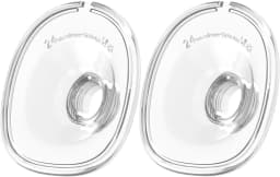 Wearable Breast Pump Accessories, Replacement Pump Parts Flange 24mm, Duckbill Valve, Silicone Diaphragm Compatible with S18 S21