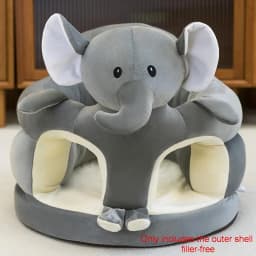 1Pcs Baby Feeding Chair Sofa Cover Cute Animal Plush Children's Sofa Soft And Comfortable Baby Seat Cover Without Filling Cotton