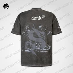 2026 New Summer Unisex Donk #25 Team Spirit CSGO2 Esports Graphic T Shirt Vintage Oversized Gaming Fan Kids Tee