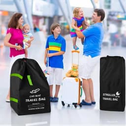 Baby Stroller Universal Dust Bag Pram Travel Bag with Shoulder Belt Kindergarten Carts Accessories Walker Cribs Bags