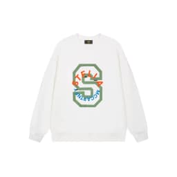 Boys' long sleeved hoodie autumn new sportswear with fun letter printing 100% pure cotton children's pullover clothing