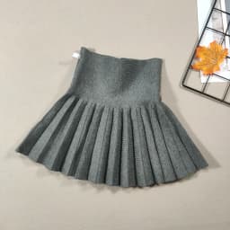 Kids Skirt Girls' Pleated Skirt Solid Sweet Pink Beach Skirt Black Cute Mini Skirt Slim Fit Baby Princess Skirt 2-12 Years