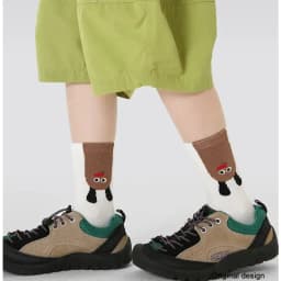 2026 Spring Children's Socks Cartoon Puppy Letter Pattern Calf Cotton Socks Kids Boys Girls Socks 4 Pairs