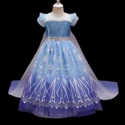 Anna Elsa Princess Girls Dress Up Winter Snow Queen Costume Carnival Party Halloween Kids Carnival Birthday Party Clothes