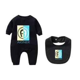 Fashion design newborn jumpsuit autumn new item, children's jumpsuit, scarf, scarf, men's baby long sleeved 2-piece set