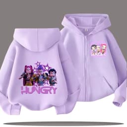 2026 Funny Zip Up Sweatshirts Kp-op Hoodie Children Clothes Kid Girl Boy Sweatshirt Zipper Hoody Baby Casual Top