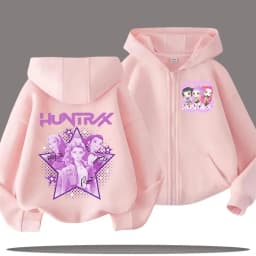 2026 Funny Zip Up Sweatshirts Kp-op Hoodie Children Clothes Kid Girl Boy Sweatshirt Zipper Hoody Baby Casual Top