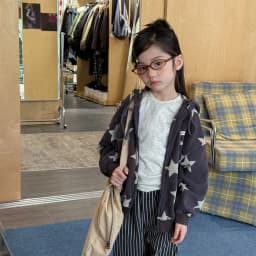 Children Casual Full Stars Coat Boys Girls Loose Hooded Coat Baby Vintage Jacket Kids Cotton Cardigan Toddler Zipper Tops